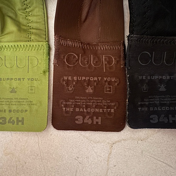 CUUP Women's Bras Bundle of 6- ALL Size 34H - Picture 2 of 11